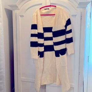 Long cardigan sweater
